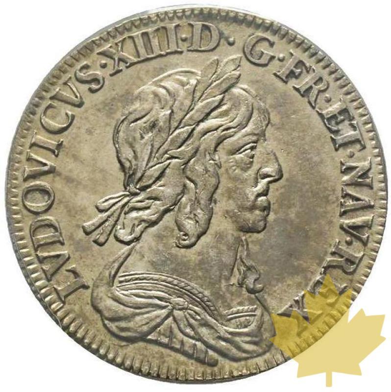 FRANCE-1642A-1/4 Ecu 2° marchio di Warin-Luigi XIII-PCGS AU58 - 20210212145526_quart-ecu-1642copia.jpg