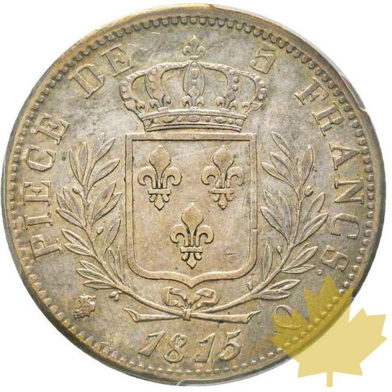 FRANCE-1815 Q-5 FRANCS-LOUIS XVIII-PCGS AU53 - 20210402150251_5FRANCS1815PERPIGNAN.jpg