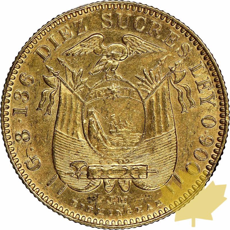 ECUADOR 1899 JM-10 Sucres-NGC AU58 - 20210407133129_ecuador-1899-2.jpg