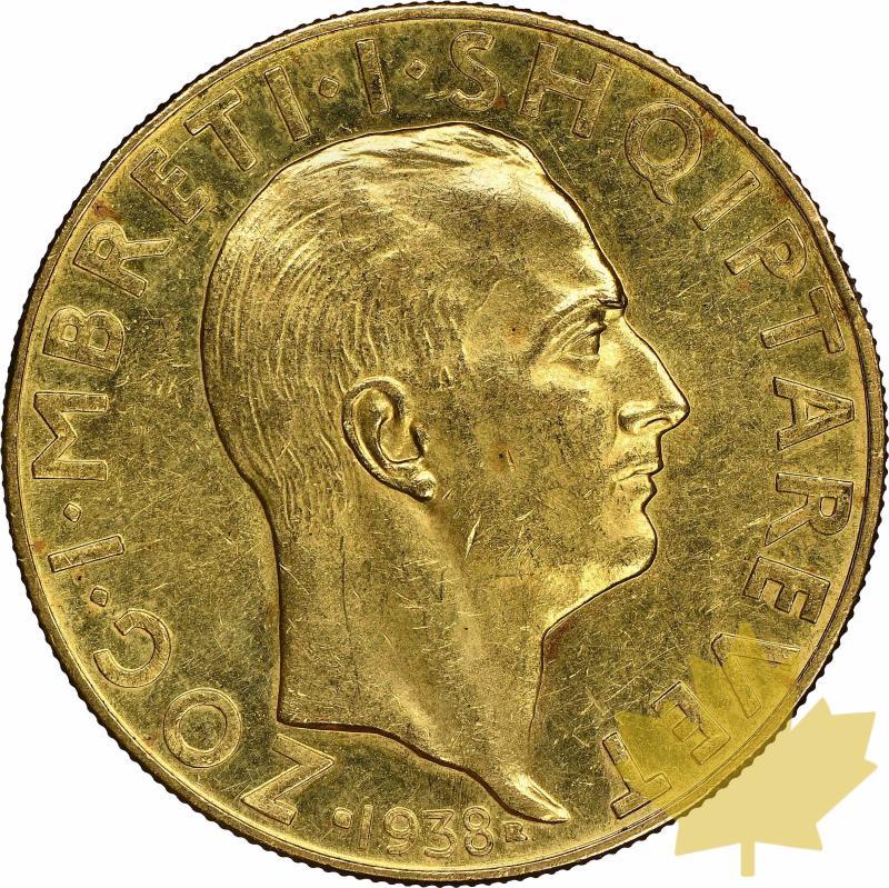 ALBANIE-1938-100 FRANGA-Amet Zogu I-NGC UNC DETAILS - 20210407135310_100franga-1938-1.jpg