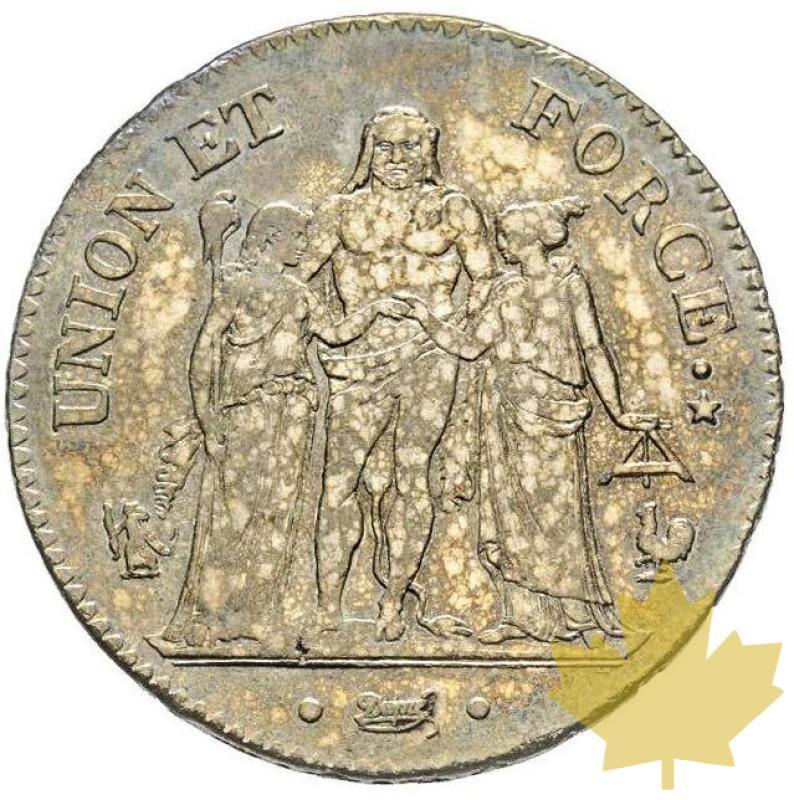 FRANCE-AN 7 A-5 FRANCS-Directoire 1795-1799-presque Superbe - 20210420164531_5francsdirectoire1.jpg