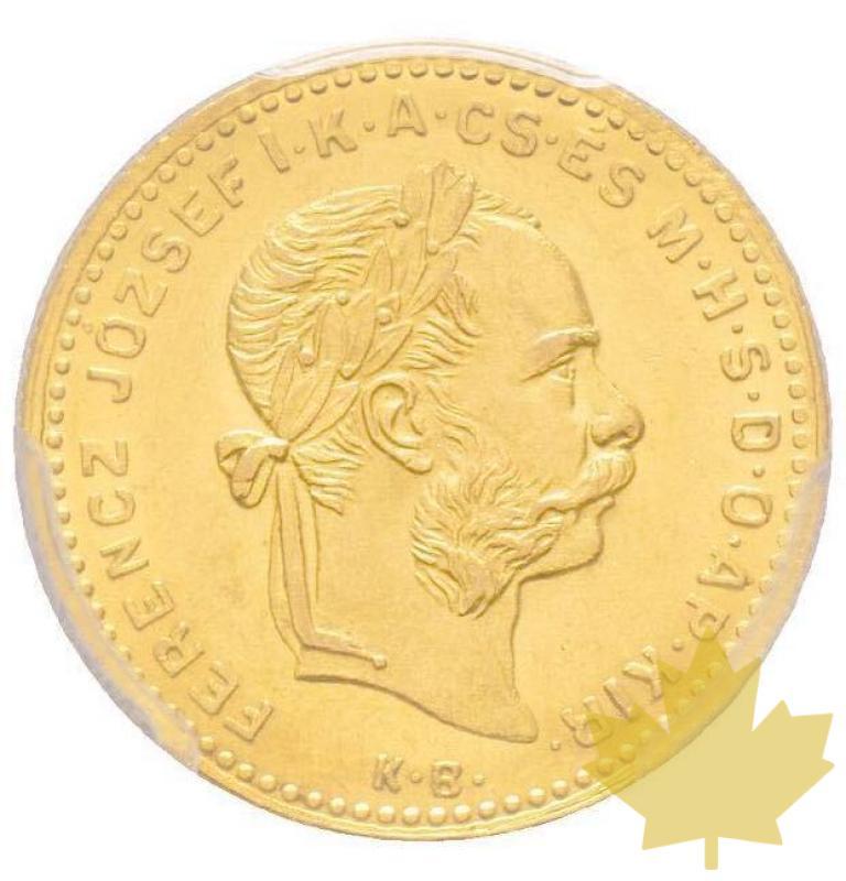 HONGRIE-1887 KB-4 Forint-PCGS MS61 - 20210426112542_10florins-1887KB-.jpg