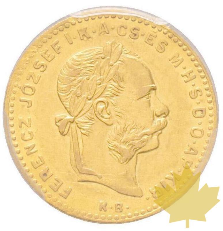 HONGRIE-1884 KB-4 Forint-Franz Joseph 1848-1916-PCGS AU55 - 20210426112938_4FORINT1884KB1.jpg