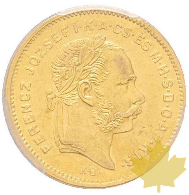 HONGRIE-1871KB-4 Forint-Franz Joseph 1848-1916-PCGS AU55 - 20210426113311_4forint1871kb-1.jpg
