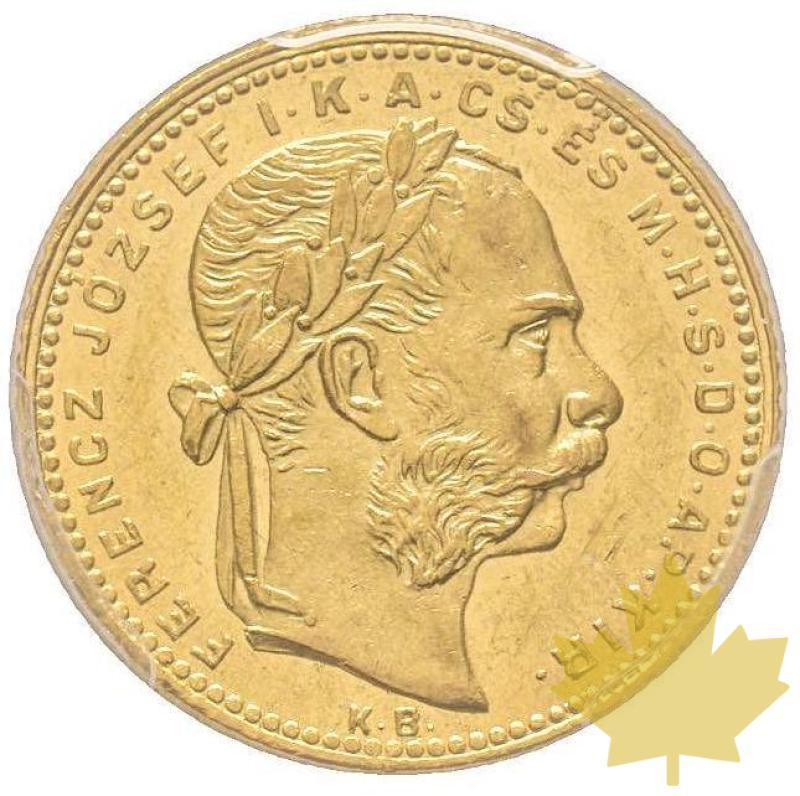 HONGRIE-1880KB-8 Forint-Franz Joseph 1848-1916-PCGS MS62 - 20210426114058_8FORINT-1880KB1.jpg