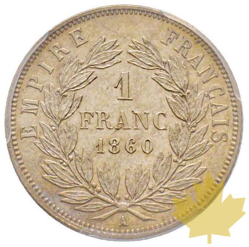 FRANCE-1860 A-1 FRANC-NAPOLÉON III-PCGS MS64 - 20210428135747_1franc-1860main.jpg