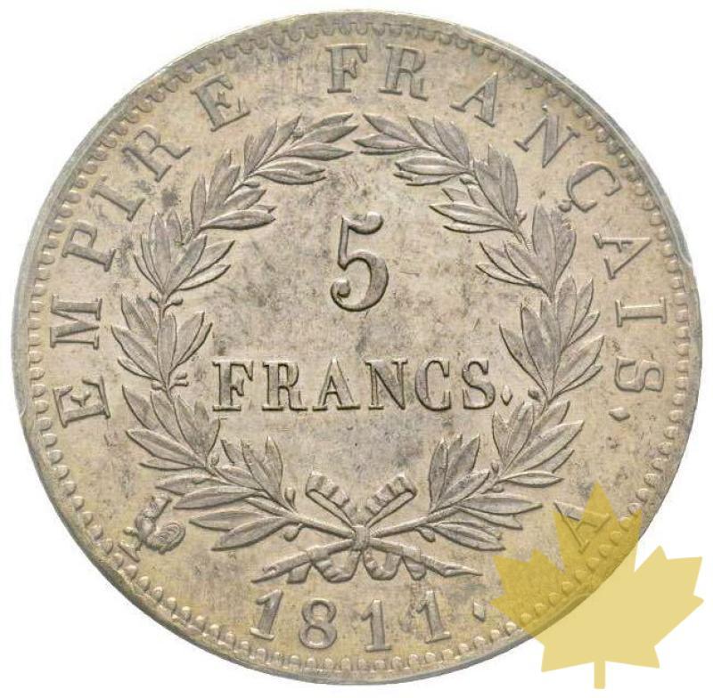 FRANCE-1811 A-Paris-5 Francs Napoléon Empereur-PCGS AU58 - 20210511092219_5FRANCS-NAPOLEON-PARIS-2.jpg