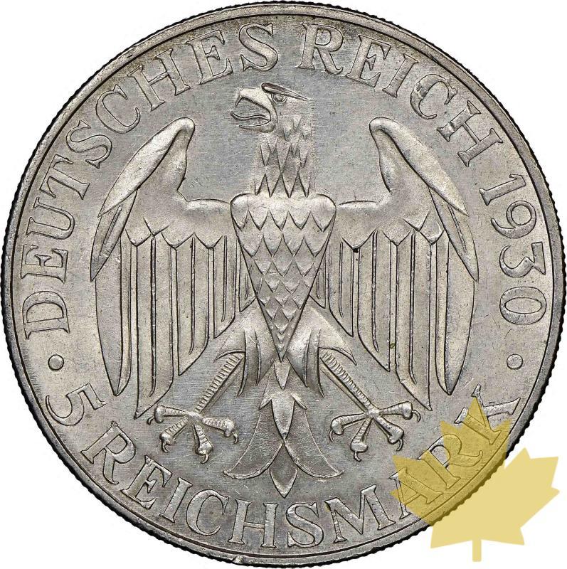 ALLEMAGNE-1930A-5 MARK Graf Zeppelin-NGC UNC DETAILS - 20210511103909_5mark1930a-2.jpeg