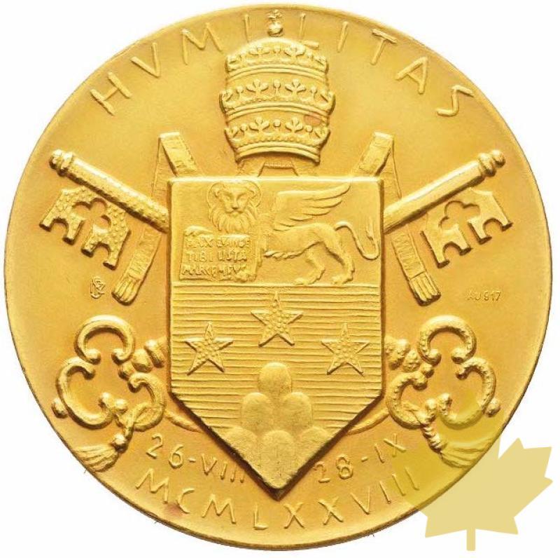 VATICAN-1978-Giovanni Paolo I-PCGS Proof 63 Matte. - 20210601155845_VATICAN-MEDAL-1978.jpg