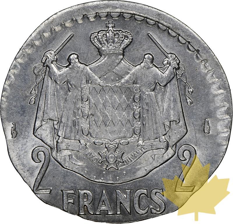 MONACO-ND (1943)-2 FRANCS LOUIS II- MINT ERROR-NGC MS64 - 20210607153511_MONACO-1943ERROR-2.jpg