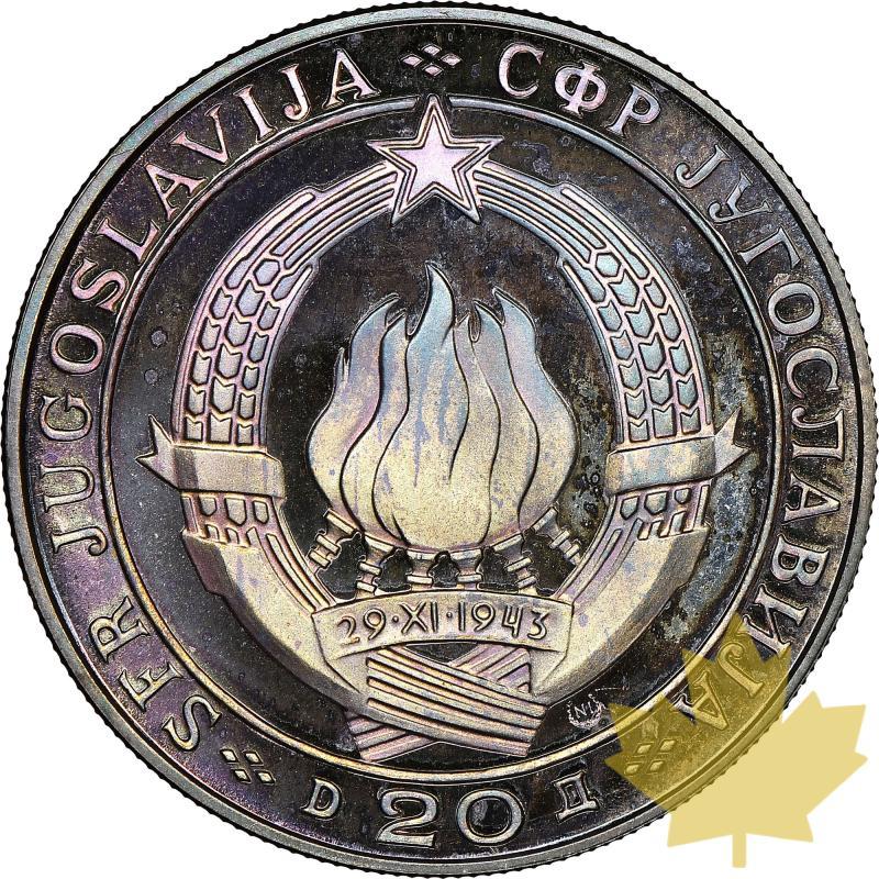 YUGOSLAVIE-1968-20 DINARA-NGC PROOF69 ULTRA CAMEO - 20210610101419_yugoslavia-1968-20dinara-2.jpg