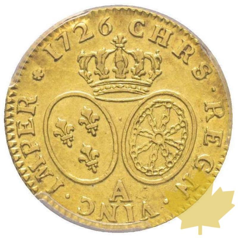 FRANCE-1726A-Louis d'or aux lunettes-PCGS AU53 - 20210614101747_LOUISOR1726-PARIS.jpg