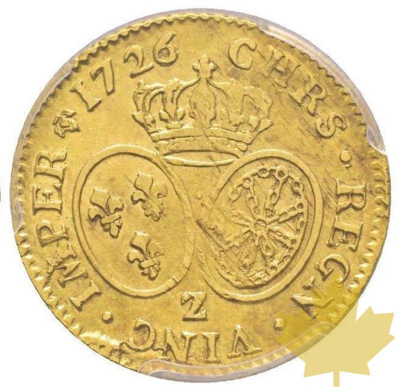 FRANCE-1726 Z-Louis d'or aux lunettes-Grenoble-PCGS XF45 - 20210614102230_LOUISOR1726Z-1.jpg
