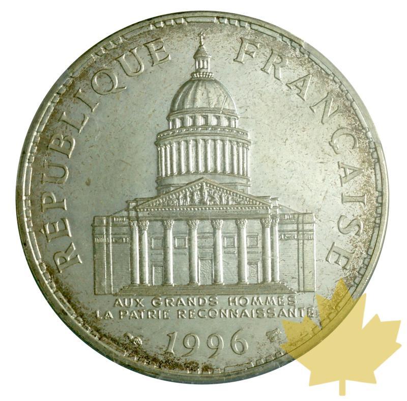 FRANCE-1996-100 francs Panthéon-PCGS MS67 - 20210705154301_100francs-1996-FDC-1.JPG