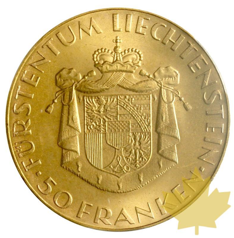Liechtenstein-1961-50 FRANCS-Franz Josef II-PCGS MS67 - 20210706161320_liechtenstein-50francs1961-2.JPG