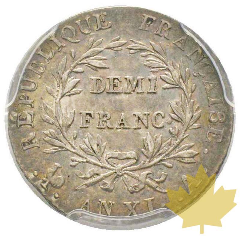FRANCE-AN XI A-Premier Consul 1799-1804-PCGS GENUINE - 20210807114515_DEMIFRANC-ANXI-FDC.jpg