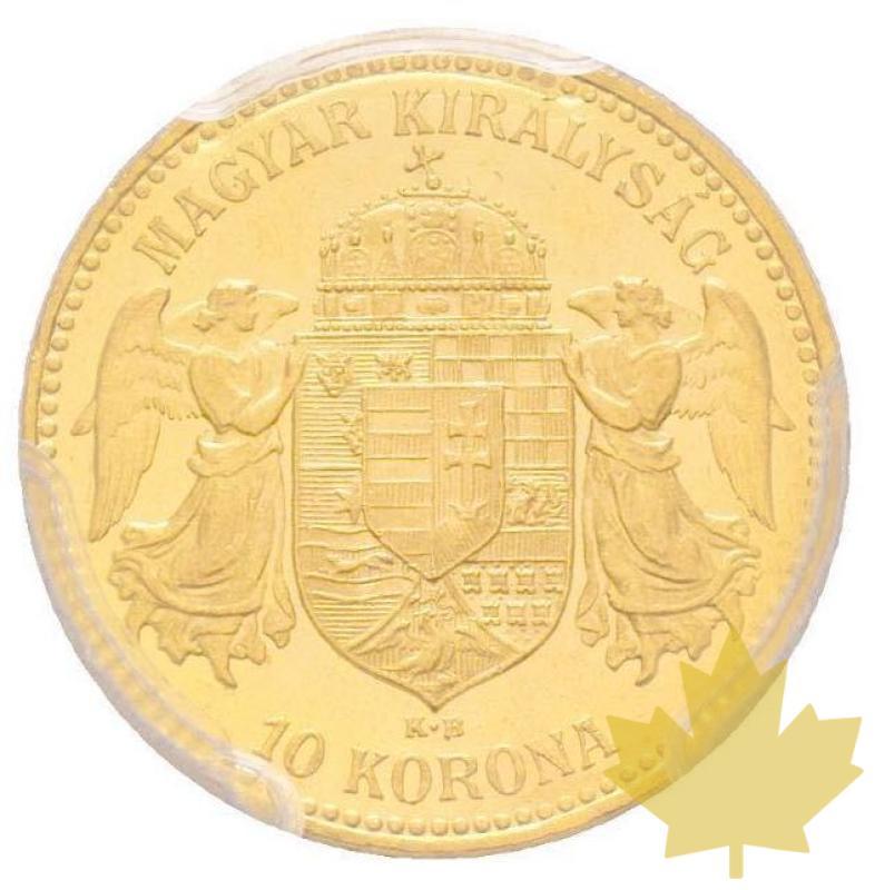 Hongrie-1910 KB-10 Korona-Franz Joseph 1848-1916-PCGS MS62 - 20210807120523_10korona-1910-2.jpg