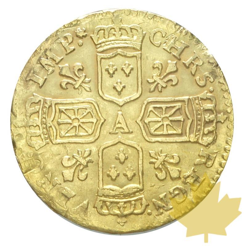 FRANCE-1717 A-1/4 Louis d'or de Noailles-B-TB-Très Rare - 20210823121700_LOUISNOAILLES-2.JPG