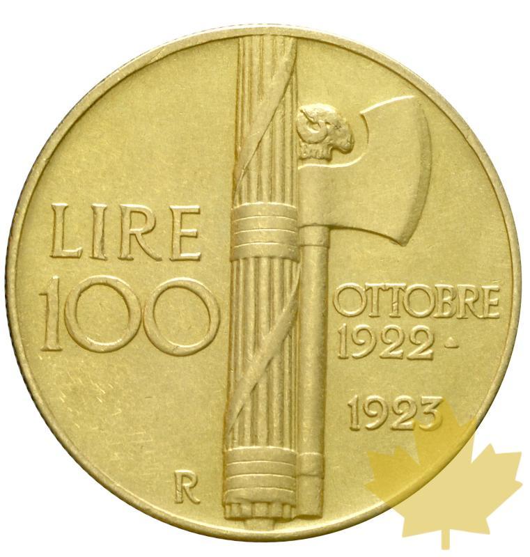 ITALIE-1923-100 LIRE-VITTORIO EMANUELE III-Superbe - 20210823135607_100LIRE1923PROOF-2.JPG