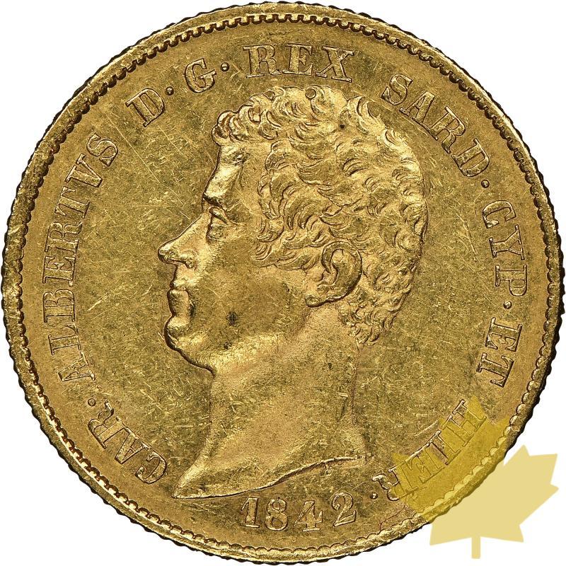 ITALIE-1842 G-20 LIRE-CARLO ALBERTO-GENOVA-NGC AU58 - 20210831111107_20LIRE1842-1.jpg