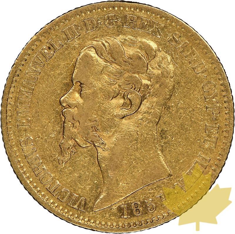 ITALIE-1851 -20 LIRE-VITTORIO EMANUELE II-GENOVA-NGC VF35 - 20210831112446_20lire-1851-genova-1.jpg