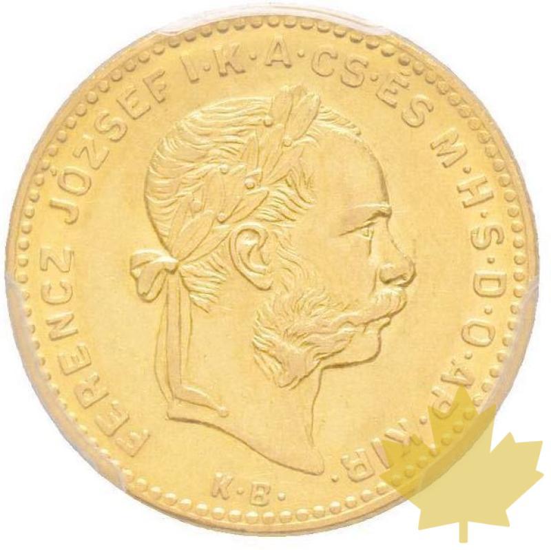 HONGRIE-1888 KB-4 Florins-Franz Joseph 1848-1916-PCGS AU53 - 20210907103404_10fiorini1888-1.jpg
