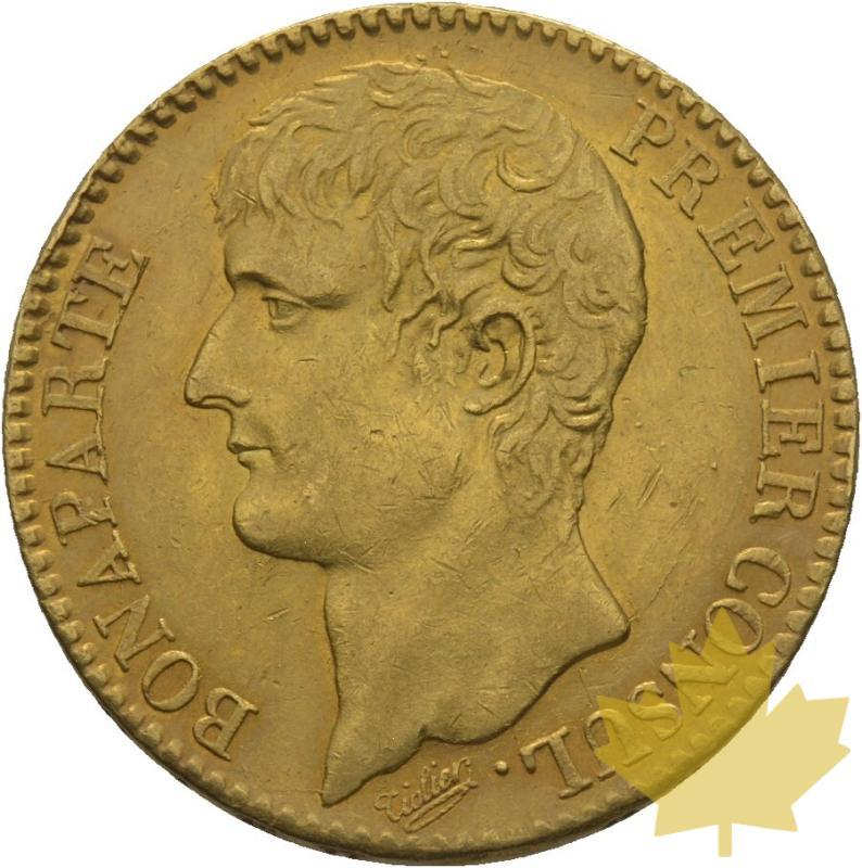 FRANCE-AN 12 A-40 FRANCS-PREMIER CONSUL-Superbe - 20211015131846_bonaparte-40f.jpg