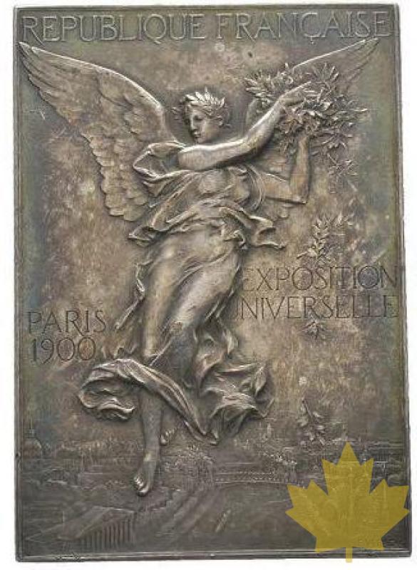 FRANCE-PLAQUE-concours de tir aux pigeons, Paris, 1900-SUP - 20211122171429_plaque-tircopia.jpg