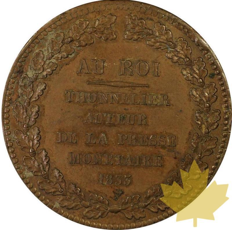 FRANCE-Louis Philippe-Essai du 5 francs de Thonnelier-PCGS SP58 - 20211126105730_5francs1833.jpg