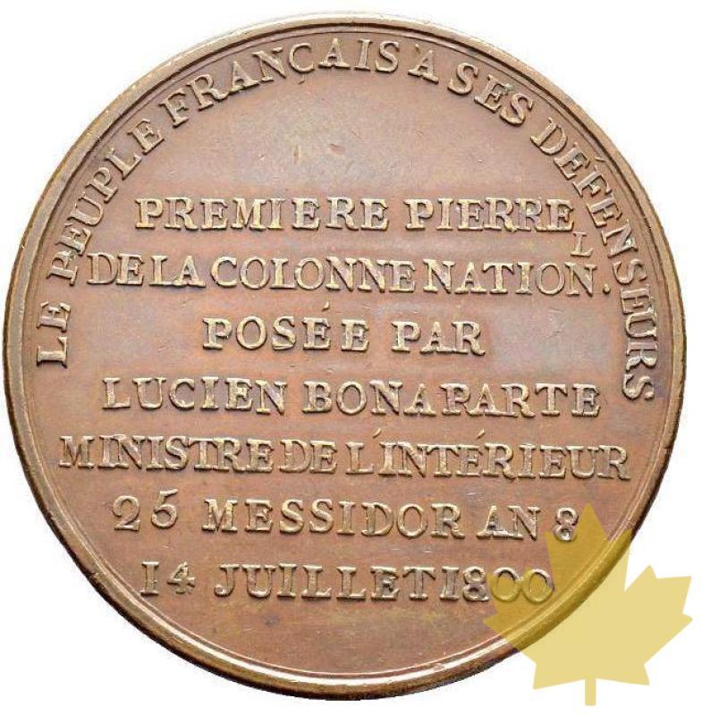 FRANCE-1800-Médaille Premier Consul-Place Vendôme-TTB - 20211202111615_medalnapoleon1800.jpg