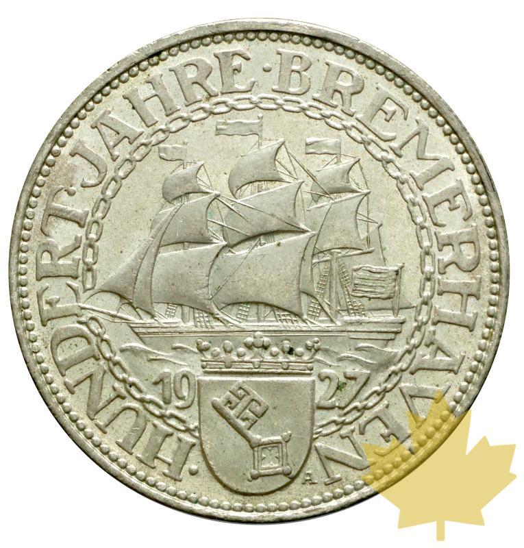 ALLEMAGNE-1927 A-5 Reichmark -République de Weimar-FDC-Rare - 20211202115922_5reichmark-1927A-1.JPG
