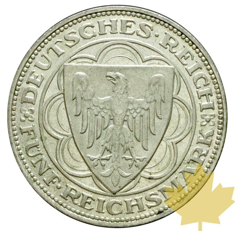 ALLEMAGNE-1927 A-5 Reichmark -République de Weimar-FDC-Rare - 20211202115922_5reichmark-1927A-2.JPG