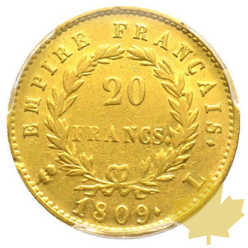 FRANCE-1809 L-20 Francs-PCGS XF45 - 20211206170305_20FRANCS1809BAYONNE.jpg