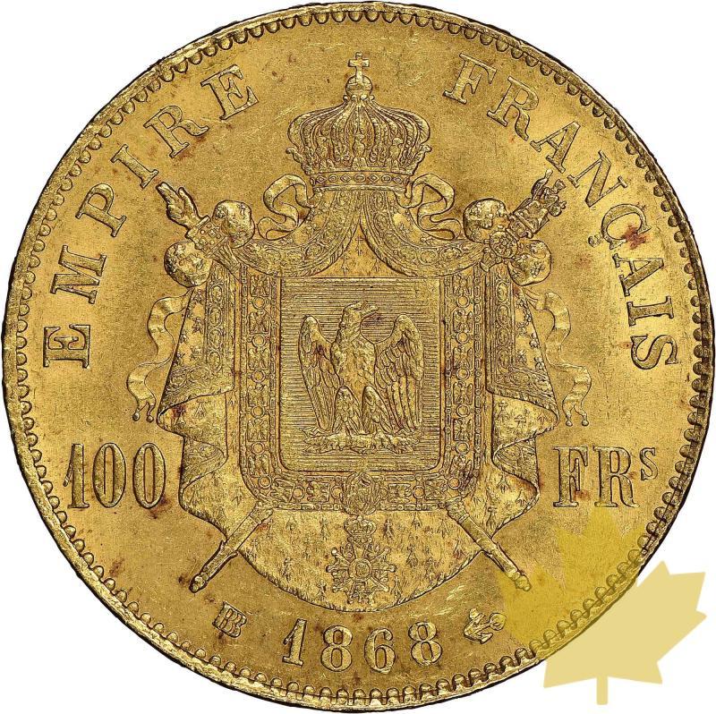 FRANCE-1868BB-100 FRANCS-Strasbourg-NGC MS62 - 20220104102359_100francs1868bb-2.jpg