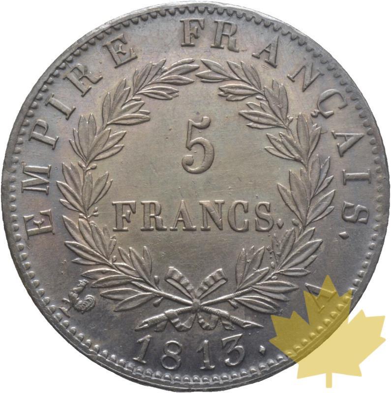 FRANCE-1813 A-5 FRANCS-NAPOLEON I-pr SUP - 20220105150624_30938r00.jpg