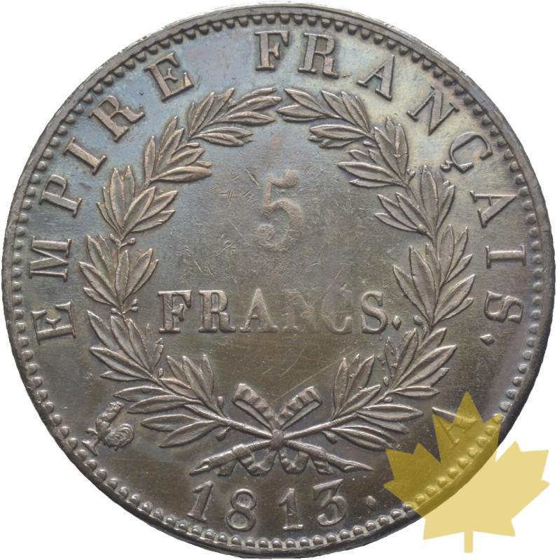 FRANCE-1813-5 FRANCS-NAPOLEON I-TTB - 20220105150750_30939r00.jpg