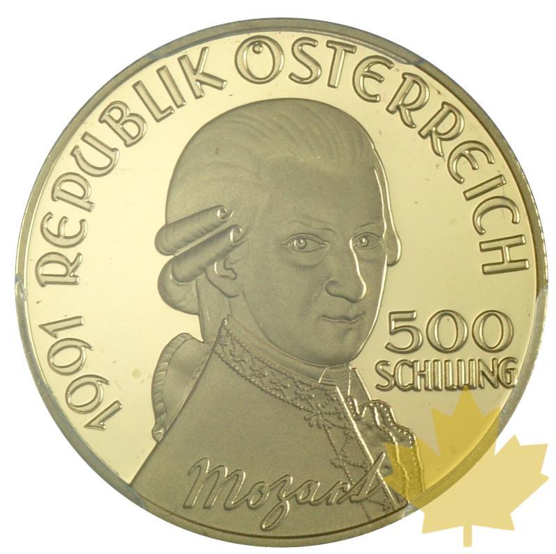 AUTRICHE-1991-500 Schilling Don Giovanni-PCGS PR69DCAM - 20220112133025_austria-mozartoz-1.JPG