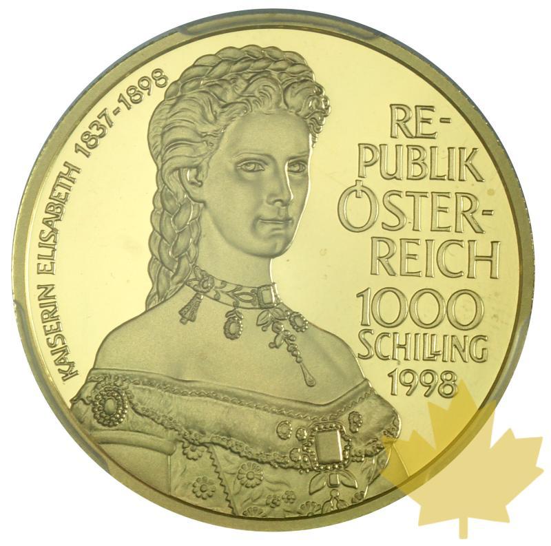 AUSTRIA-1998-1000 SCHILLING-PCGS PROOF 68 DEEP CAMEO - 20220112140831_1998-1000schilling-1.JPG