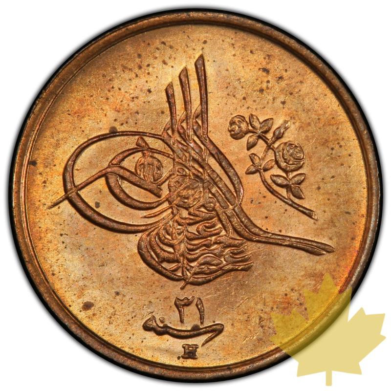 EGYPTE-AH 1293 H-1/20 QIRSH-ANNEE 31-PCGS MS64RD - 20220125161601_egyptyear31.jpg