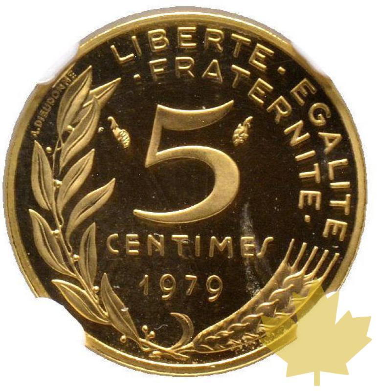 FRANCE-1979-Piéfort en or de 5 centimes Marianne-NGC PF 67 UCAM - 20220201161909_PIEFORT5CENTOR.jpg