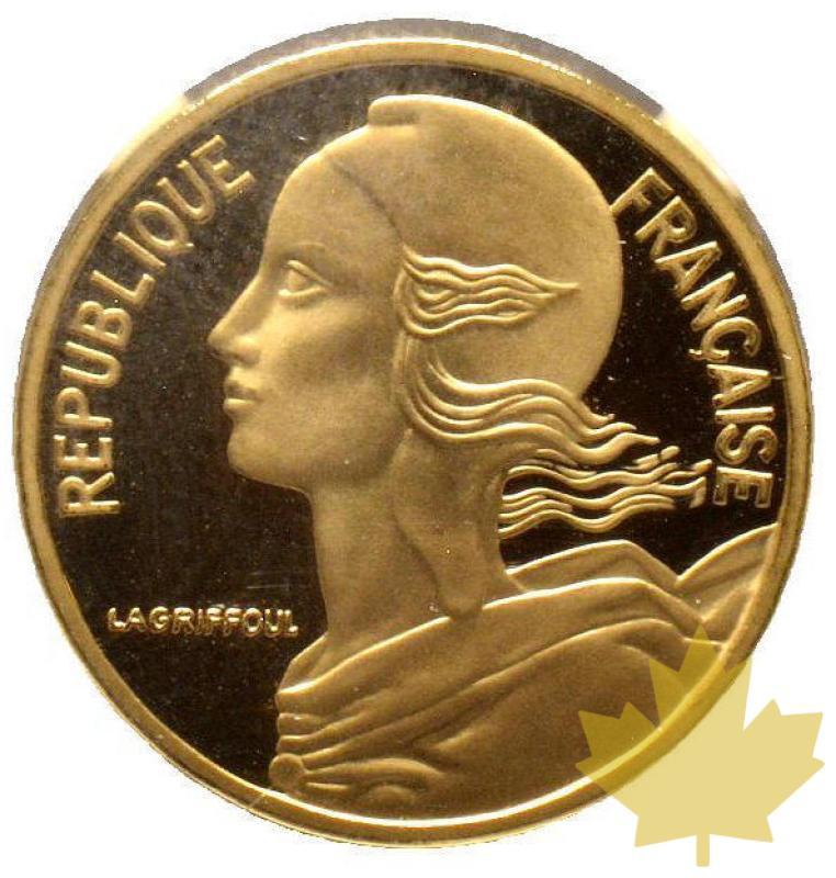 FRANCE-1979-Piéfort en or de 5 centimes Marianne-NGC PF 67 UCAM - 20220201161909_PIEFORT5CENTORcopia.jpg