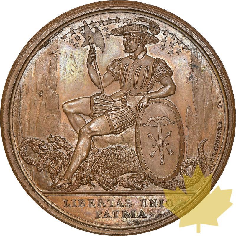 SVIZZERA-1821-BRONZE MEDAL-NGC MS 64 BN - 20220323151807_SWITZERLAND1821-1.jpg