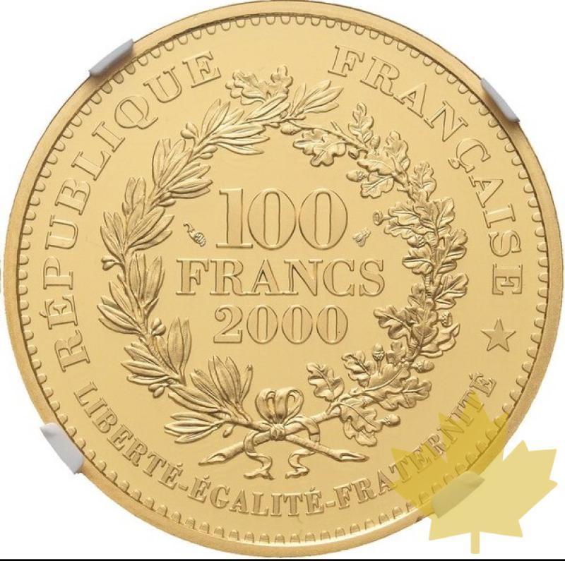 FRANCE-2000-100 Francs Or -Marianne LAGRIFFOUL-NGC PROOF 66 - 20220330170504_100FRANCS2000.jpg