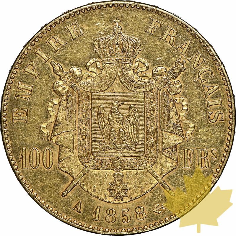 FRANCE-1858A-100 FRANCS-NAPOLEON III-NGC AU58 - 20220331114250_100FRANCS1858FRANCE2.jpg