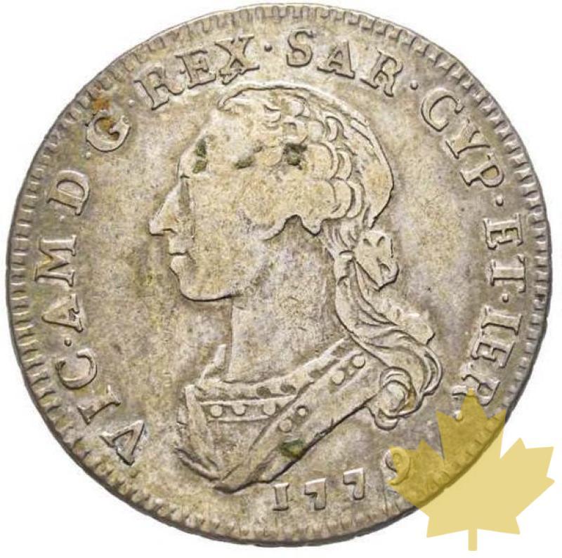 ITALIE-Quarto di Scudo-Vittorio Amedo III-TTB Rare - 20220401131556_quartoscudo17791.jpg