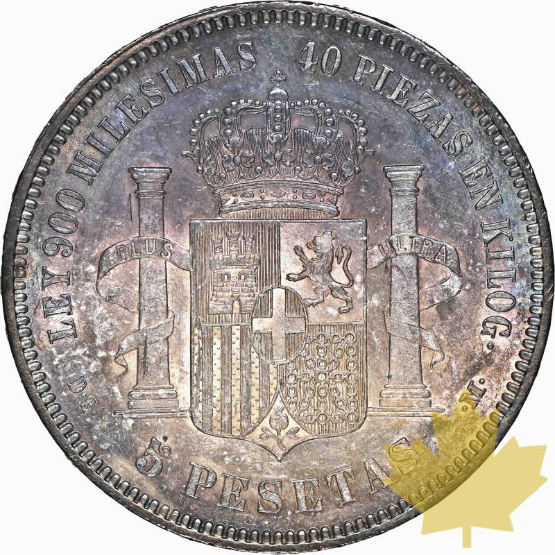 ESPAGNE-1871(74)-5 PESETAS-AMEDEO I-NGC MS62 - 20220405172007_5PESETAS1871_MS2.jpg
