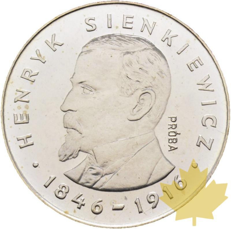 POLOGNE-1977-100 ZLOTYCH-HENRYK SIENKIEWICZ 1846-1916-PROOF - 20220406133424_henrik-sienkiewicz-essai-a.jpg