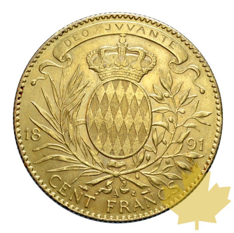 MONACO-1891 A-100 FRANCS-ALBERT 1er (1889-1922)-SUP+ - 20220406144319_DSC05715.JPG
