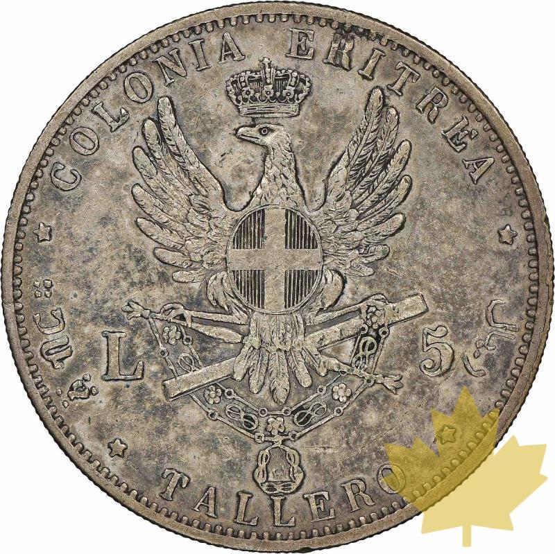 ITALIA-ERITREA-1891-TALLERO/5 Lire-NGC XF45 - 20220505161517_5LIREERITREA1891_2.jpg