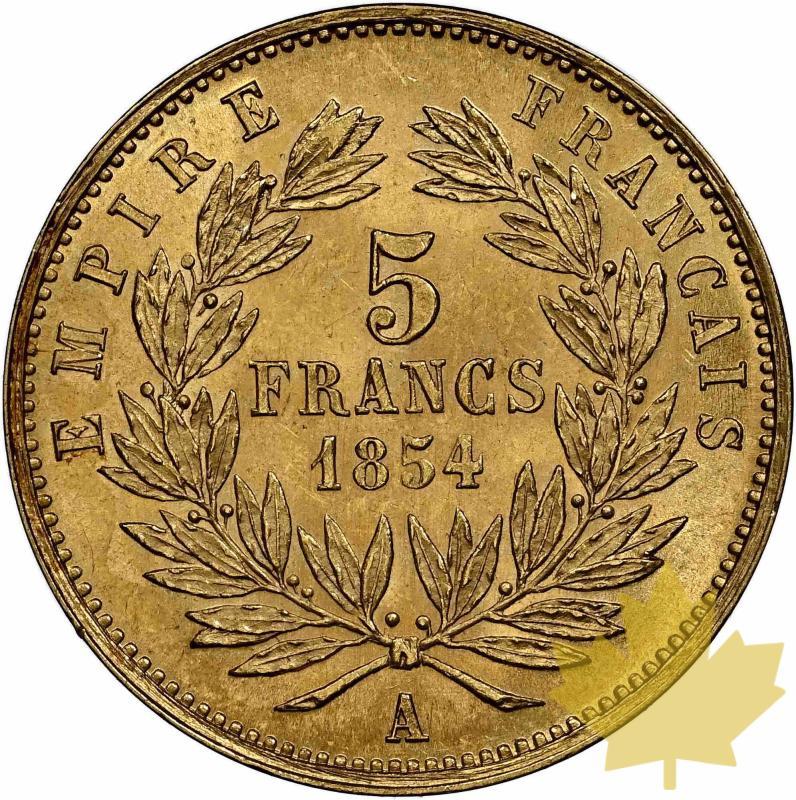 FRANCE-1854 A-5 FRANCS- Napoléon III-NGC MS64 - 20220614133043_5FRANCS1854SMALL_2.jpg